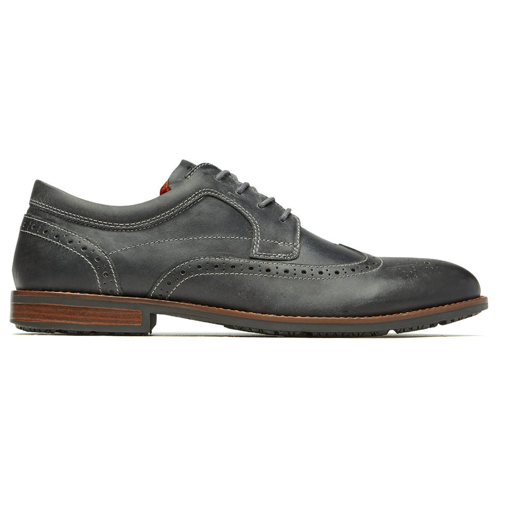 Sapatos Lace Ups Rockport Homem Cinzentas - Dustyn Wingtip - 69048AIYL